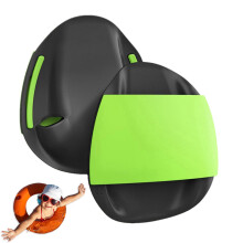 Swimming Paddles For Hands - Soft Paddles, Webbed Palm Gloves, Swim Fins For Kids And Adults, Green