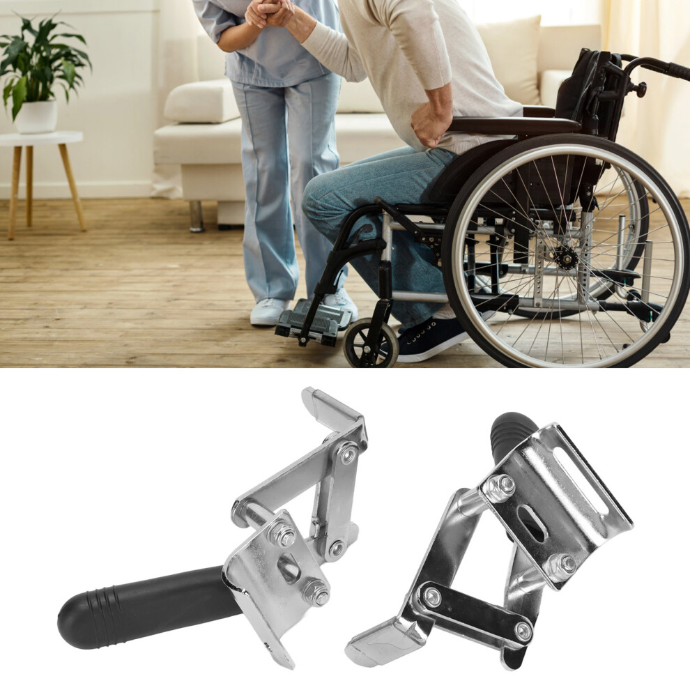Nickel Plated Wheelchair Brakes | High Sensitivity Emergency Assembly (1 Pair)