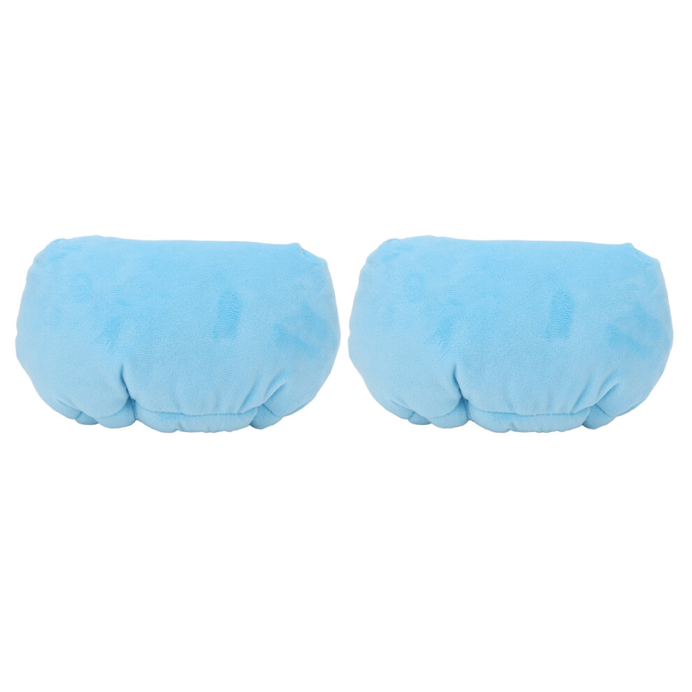 2pcs Blue Underarm Crutch Pads Pillow Covers for Hand Grips, Soft & Pain-Relief