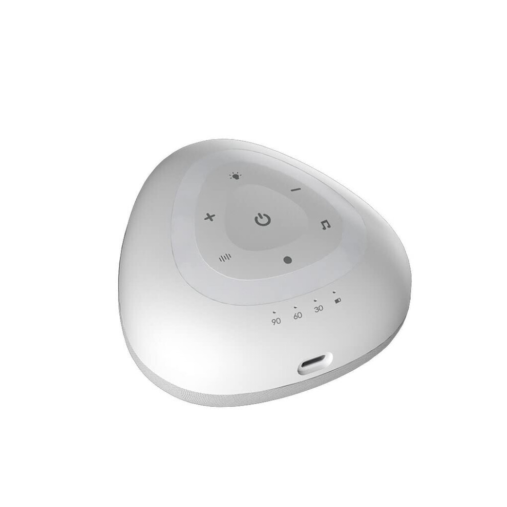 Noise Sleeping Instrument Bluetooth Sleep Aid Gray For Insomnia, Compact Soother Device Home Use