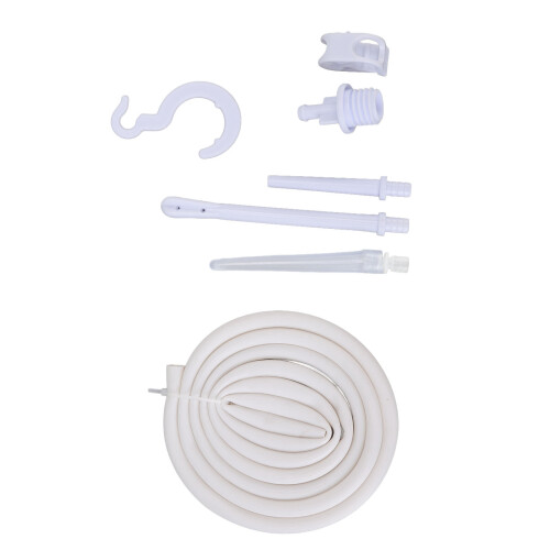 Professional 2L Silicone Enema Kit with 5ft Hose - Blue 2