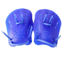 Swim Paddles Hand Paddles For Swimming Training Strength Training Gloves Blue Size M Beginners Kids Adults