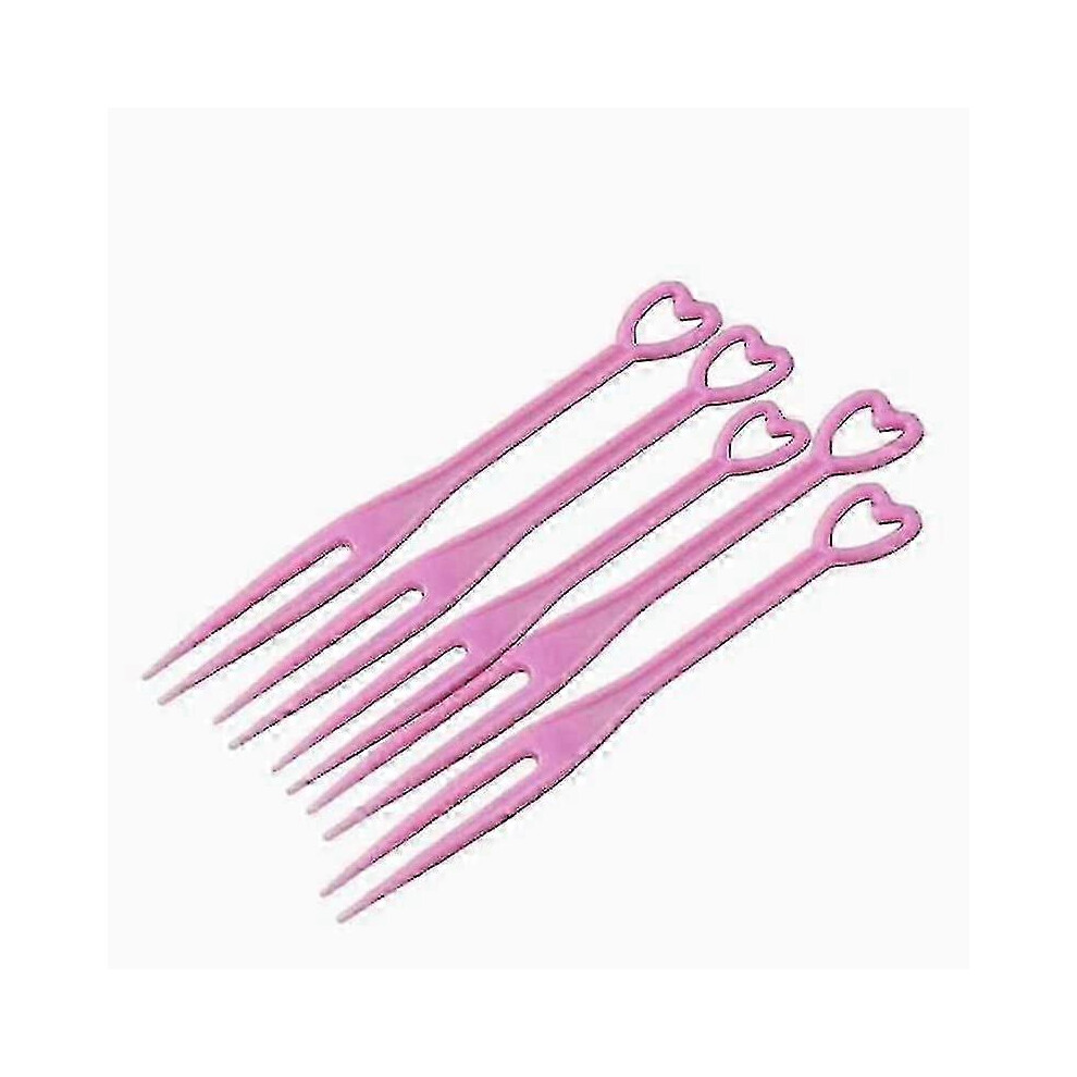 Disposable fruit fork, dessert fork, pie fork, bistro plate, fruit fork, skewer, suitable for fruit shop, party pastry shop