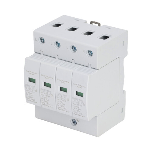 SNYE 100KA Surge Protector 385V 4P for Distribution Box, IP20