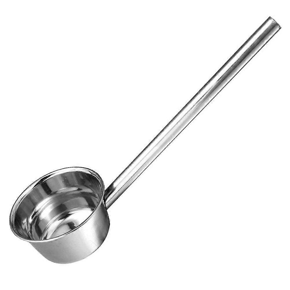 （51.00X18.00x11.50cm-） Long Handle Ladle Kitchen Ladle Garden Water Ladle Water Scoop Kitchen Utensil Silver
