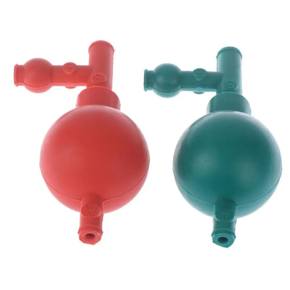 Laboratory Rubber Suction Ball Three-Way Safe Bulb For Glass Pipette Quantitative Pipetting Tee Ball With 3 Valves Red-image-OPC-PMGWMPX-NEW