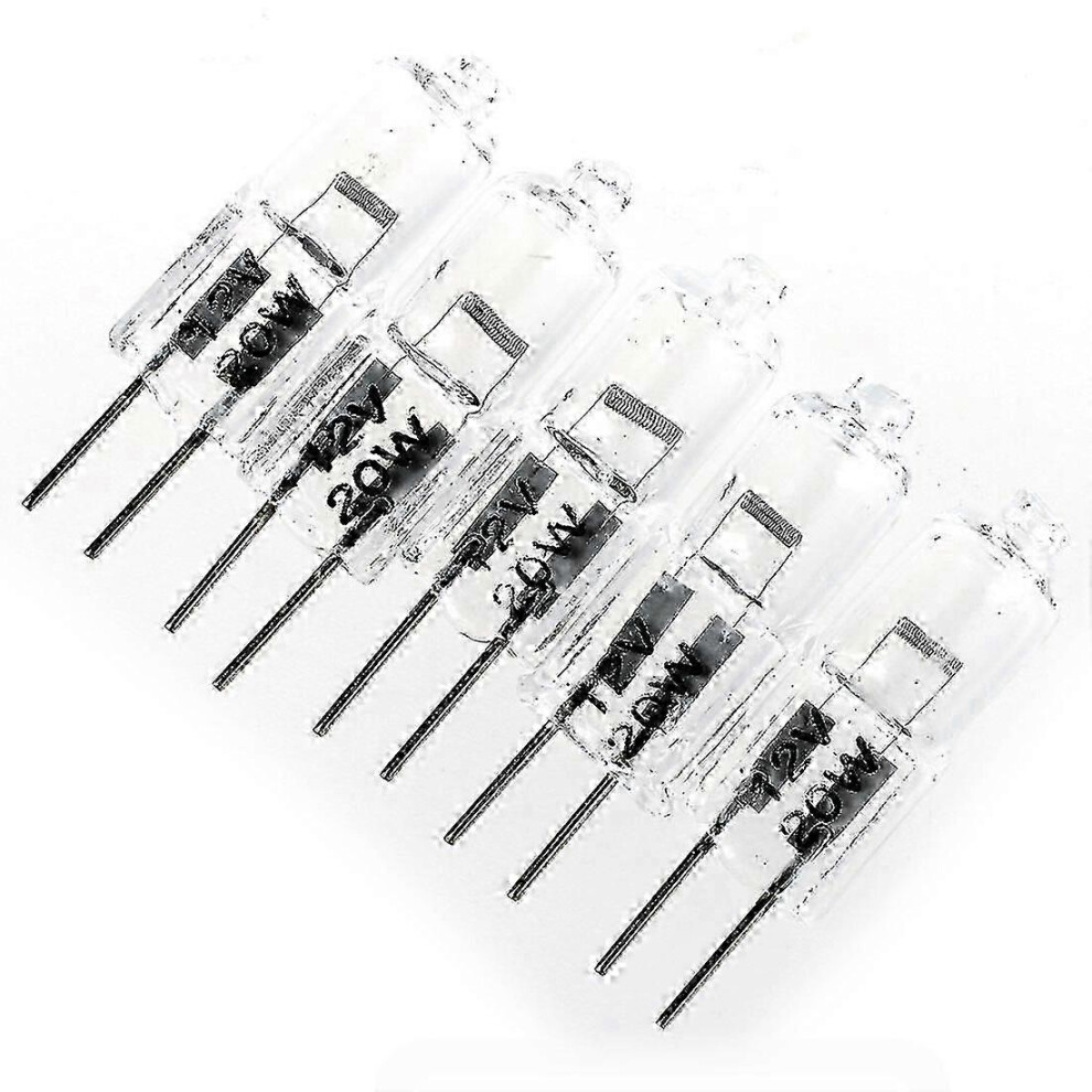5 G4 20W 12V Clear Halogen Bulbs