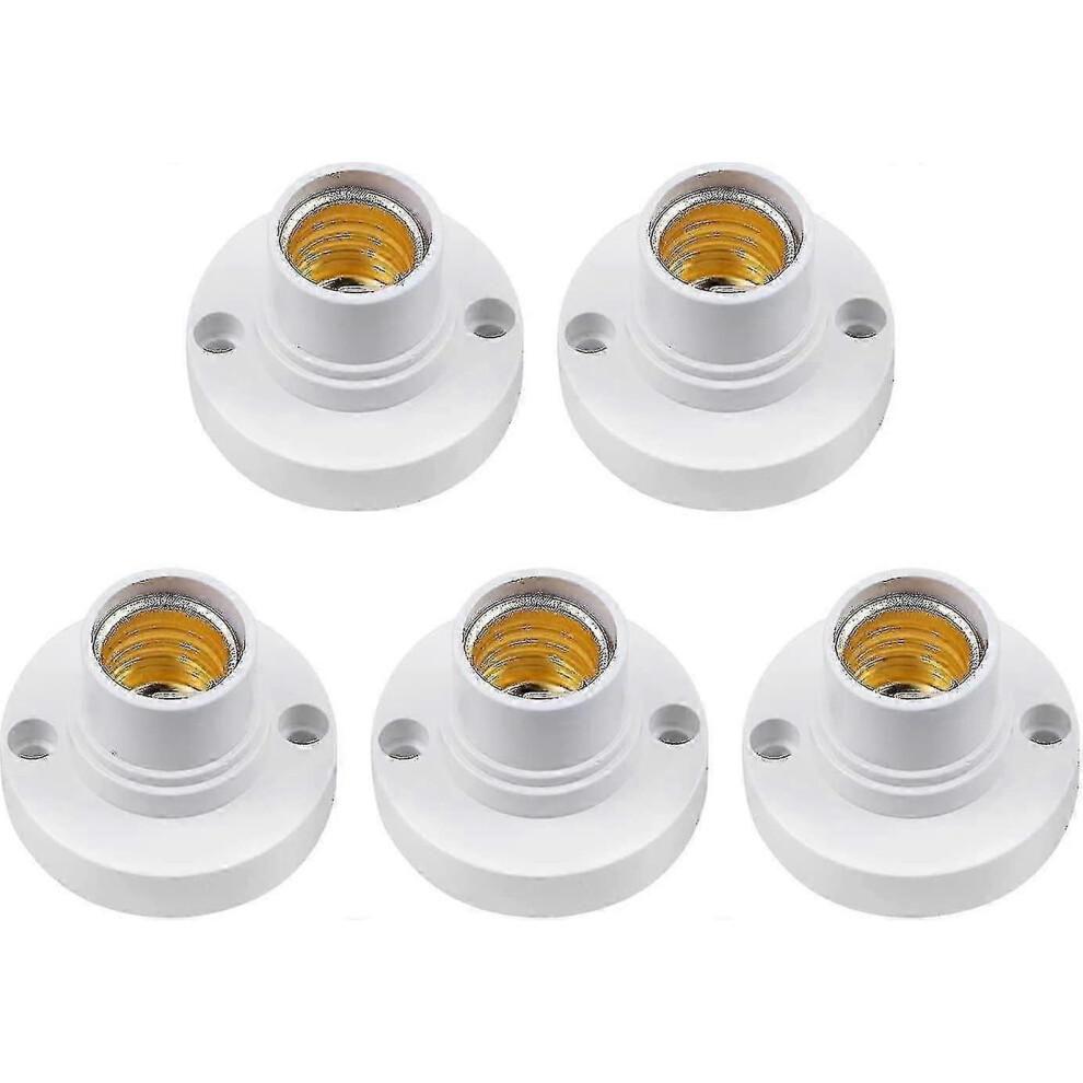 14 Lamp Holder, E14 Edison Screw Bulb Socket, Plastic Ceiling Socket, Birthday Gift - Ych Light