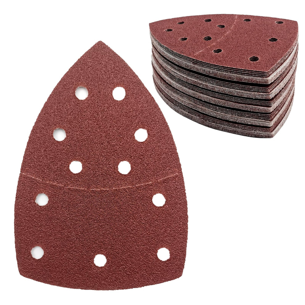 11 Hole Sandpaper Sander Pads 60 Grit 50 Pcs 11 Hole Pattern For Orbital Sanders Replacement Pads 9393856677184