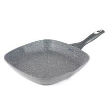 Salter Griddle Grill Pan NonStick Marblestone Forged Aluminium Induction Safe