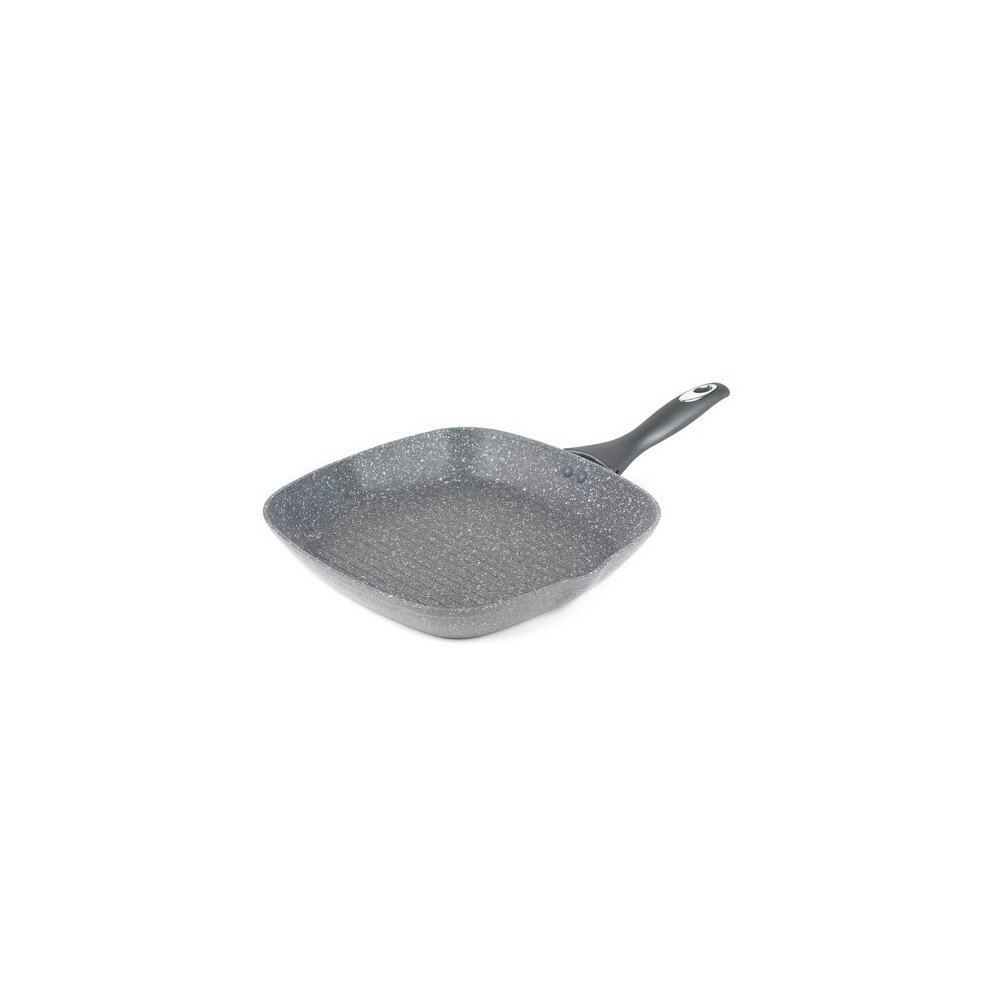 Salter Griddle Grill Pan Nonstick Marblestone Forged Aluminium Induction Safe