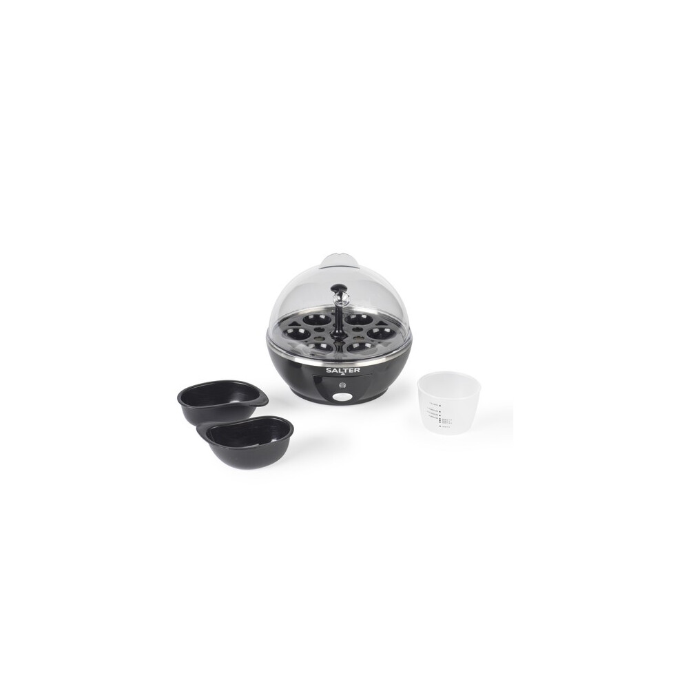 Salter 6 Egg Cooker Electric Poacher Boiler For Soft Medium Or Hard Boiled Eggs