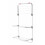 Kleeneze Overdoor Clothes Airer 3 Tier Hanging Laundry Drying Rack Space Saving 1