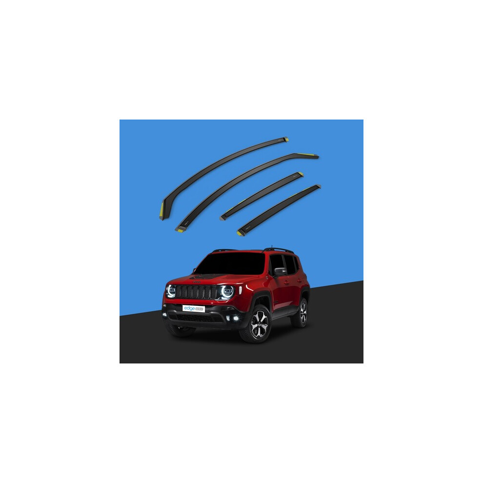 Jeep Renegade 2014Onwards 5 Door Suv Wind Deflectors 4Pc Tinted 79047913