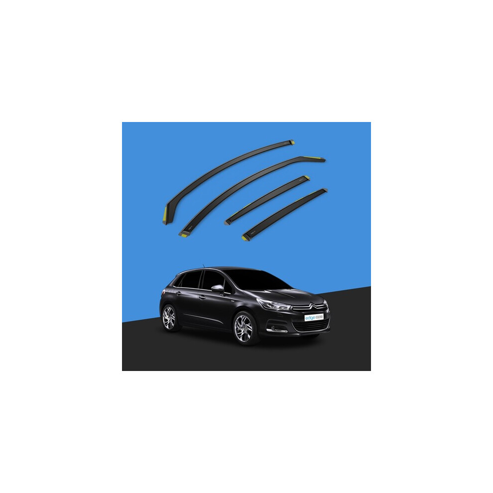 Citroen C4 Mk2 20102017 5 Door Hatchback Wind Deflectors 4Pc Tinted 30739819