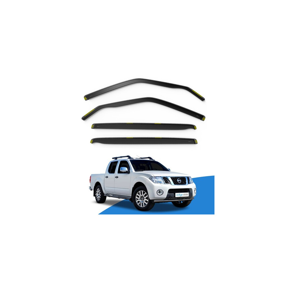 Wind Deflectors For Nissan Navara Mk2 D40 20052015 4 Door Truck 4Pc Edgevisors 47790520