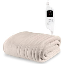 Emperial Electric Heated Throw Blanket Soft Fleece 9 Hour Timer Machine Washable