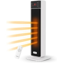 Emperial PTC Ceramic Electric Tower Fan Heater Oscillating Timer Remote  2000W