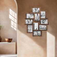 Collage Picture Frames, 10 Frames for 4x6 Photos, Collage Photo Frames for Wall, Multi Frames, Wall Decor