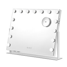 Hollywood Vanity Mirror with Lights, 58?5.8 cm, LED Vanity Makeup Mirror, with Charging Ports, 3 Colour Temperatures
