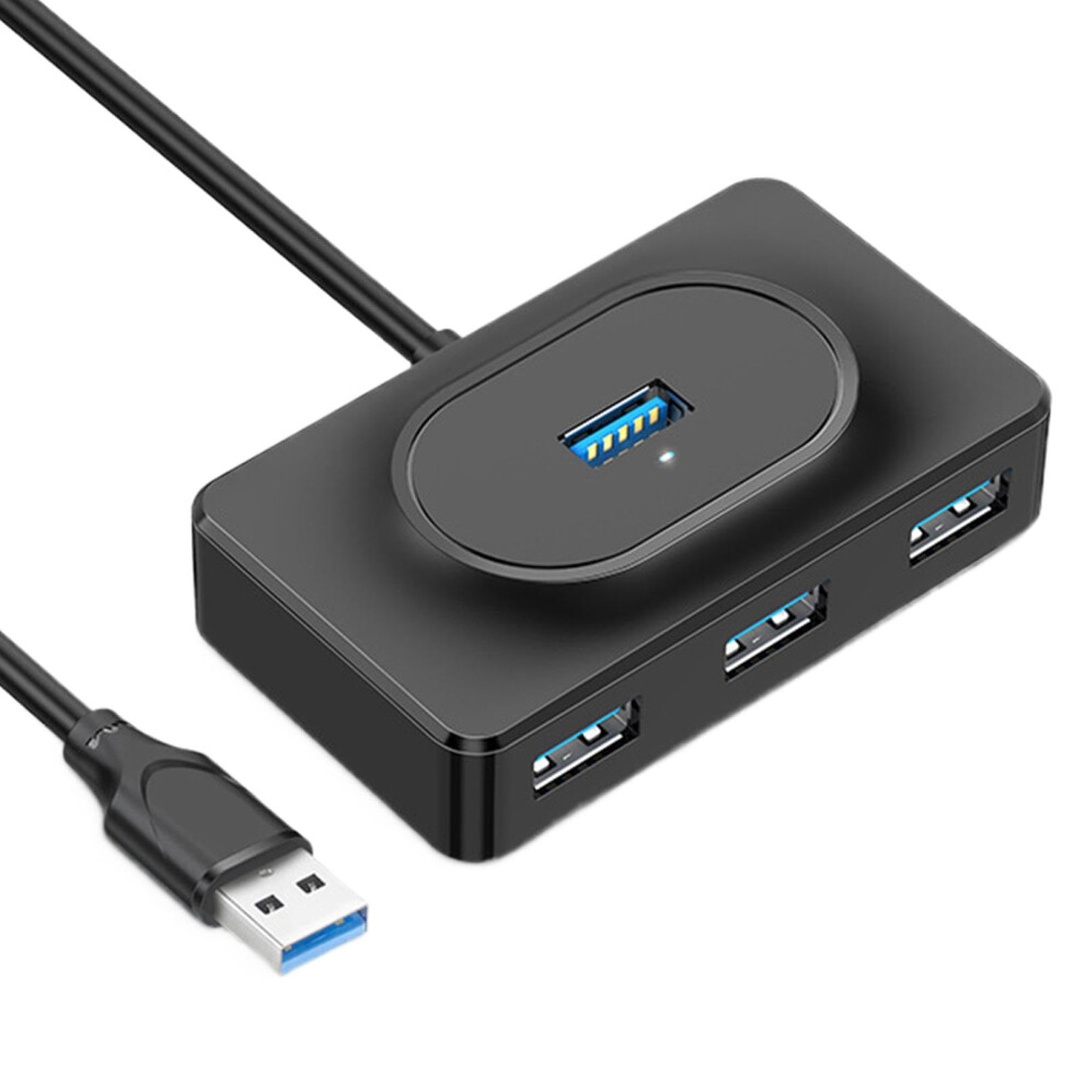 Usb Hub Usb 3.0 4-Port Expansion Dock 1 To 4 Splitter Lightweight And Secure Usb Adapter For Laptop 9354506578428