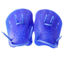Swimming Paddles Hand Paddles Training Gloves Blue M Size For Beginners Kids Adults