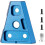 V-Mount Battery Plate For V-Lock Connection, Camera Video Power Adapter, Blue 4