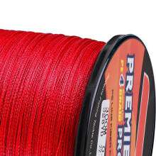 5.0/50LB Abrasion-Resistant 4-Stranded PE Fishing Line 300m Red