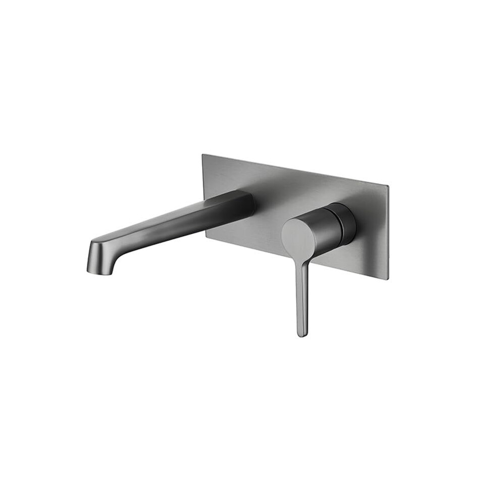 Basin Mixer Tap Single-Handle Hot And Cold Brass Concealed Basin Tap Grey Lavatory Sink Faucet 9067246366179