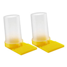 Bee Water Feeders 2-Pack Beekeeping Water Dispenser For Outdoor Beehives High-Impact PP Material