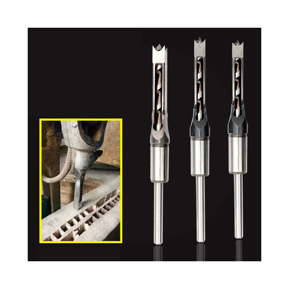 Efficient 6.4Mm/1.4In Square Hole High Hardness Drill Bit For Wood Chisels 8741356299169