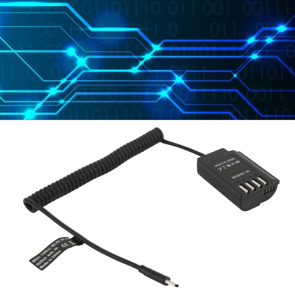 Type C To Dmw Blk22 Dummy Battery Adapter For Lumix Gh5m2 Gh6 S5 3611356299771