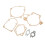 Complete Gasket Set (6PCS) for 100cc Motorized Bicycle Push Bike Engine 1