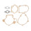 Complete Gasket Set (6PCS) for 100cc Motorized Bicycle Push Bike Engine 4