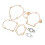 Complete Gasket Set (6PCS) for 100cc Motorized Bicycle Push Bike Engine 15