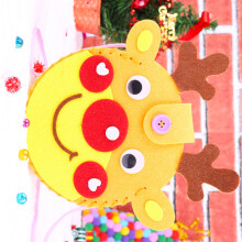 Felt Christmas Craft Nonwoven Fabric Cute Handmade Elk Ornament