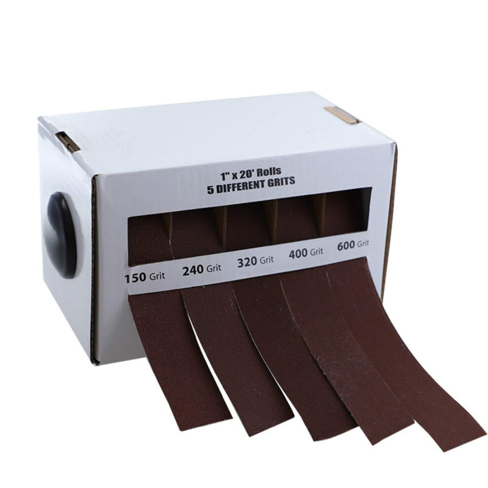Abrasive Sandpaper Emery Cloth Roll 6M 150/240/320/400/600 Grit, Dry Polishing For Metal And Wood, Dremel Compatible 9084446658200