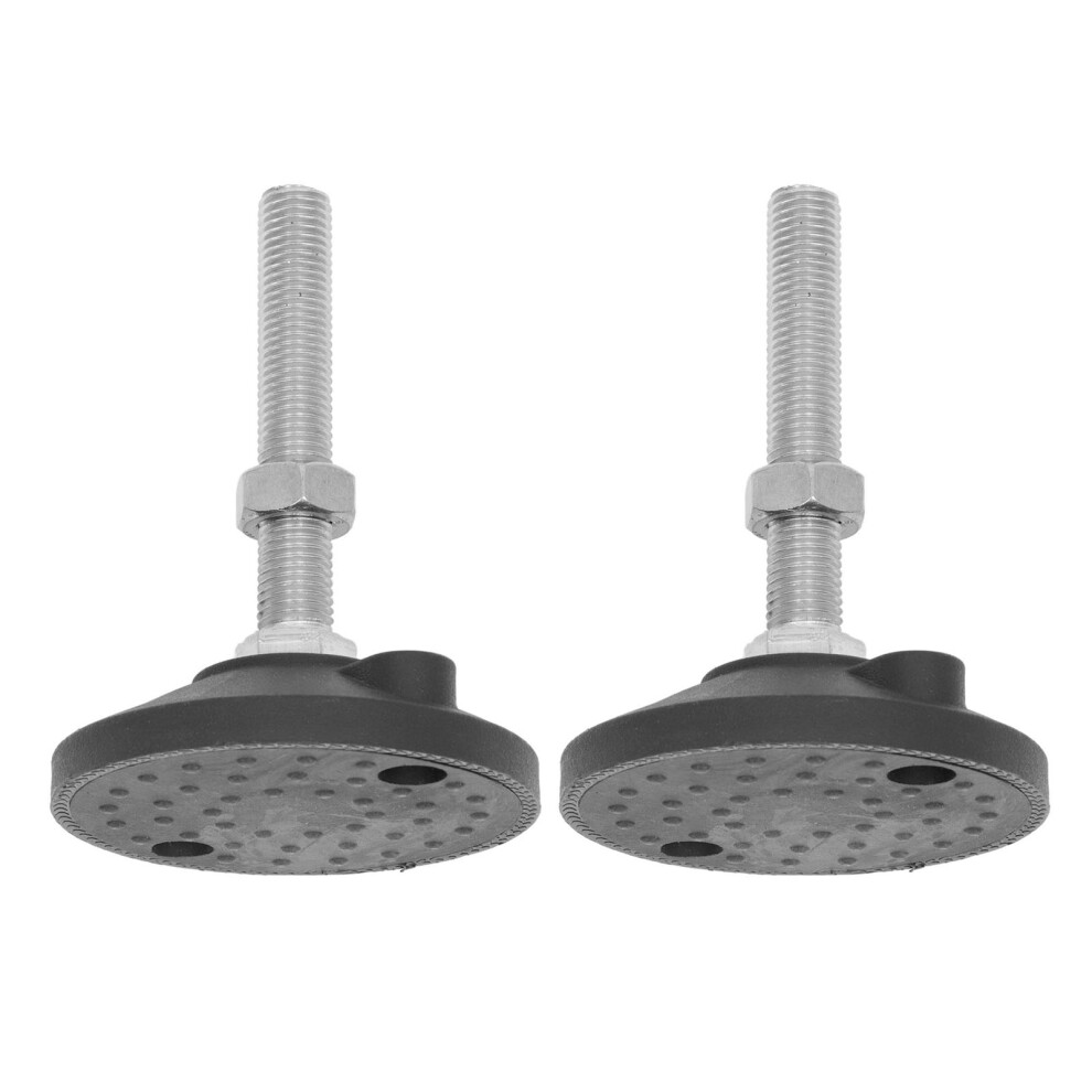 2Pcs M16 Nylon Swivel Furniture Glide Â Heavy Duty 200Kg, 100Mm Adjustable Leveling Mount 9391356301516