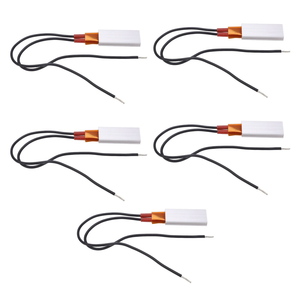 5Pcs Ptc Heating Elements 220V Aluminum Thermostat Heater Plate 35X15mm 8481356301881