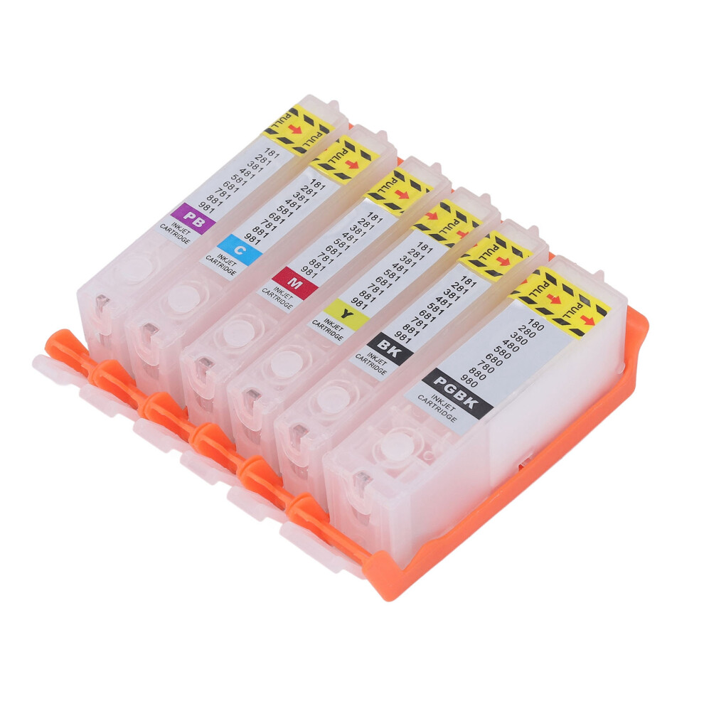 6Pcs Ink Cartridges Set 280 281 Eco-Friendly 6 Colors For Photos & Documents 4611356302050