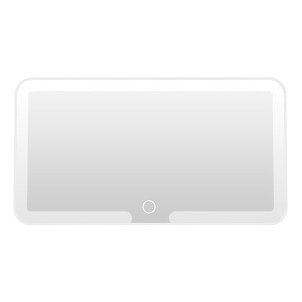 Led Car Sun Visor Vanity Mirror Modes And Leds, Dimmable Touch Screen, Portable Car Makeup Mirror, Finish Light/White 9084446658408