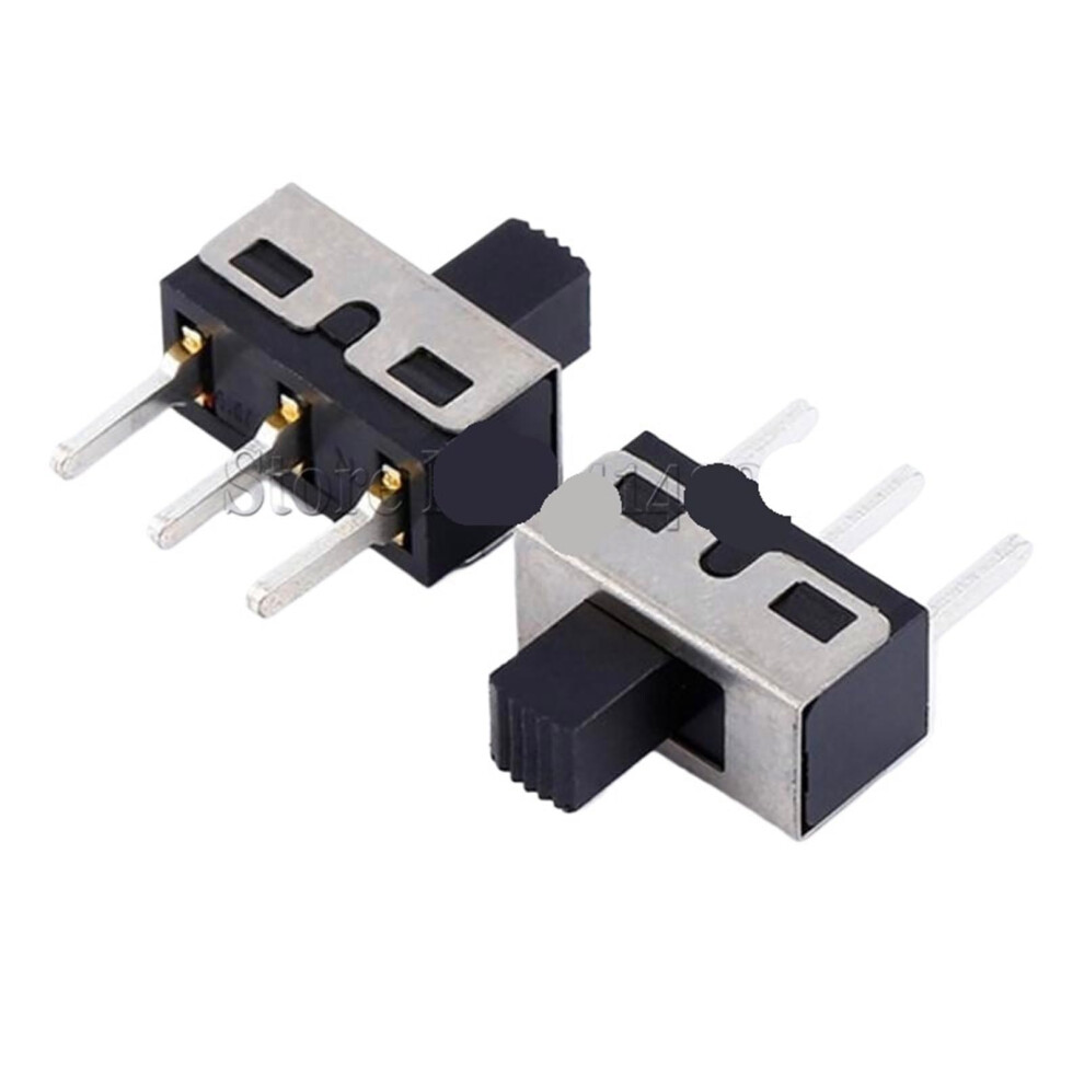 Ss12d10 Toggle Switch, 1P2t Spdt, 3 Pins Straight Feet, 4.7Mm Spacing, 3A 250V, Ss12d10g5 9084446658521