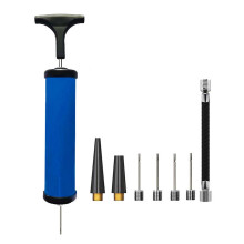 Hand Pumps With Needle Nozzle And Extension Hose For Soccer Football Volleyball Basketball - Universal Valve Compatibility