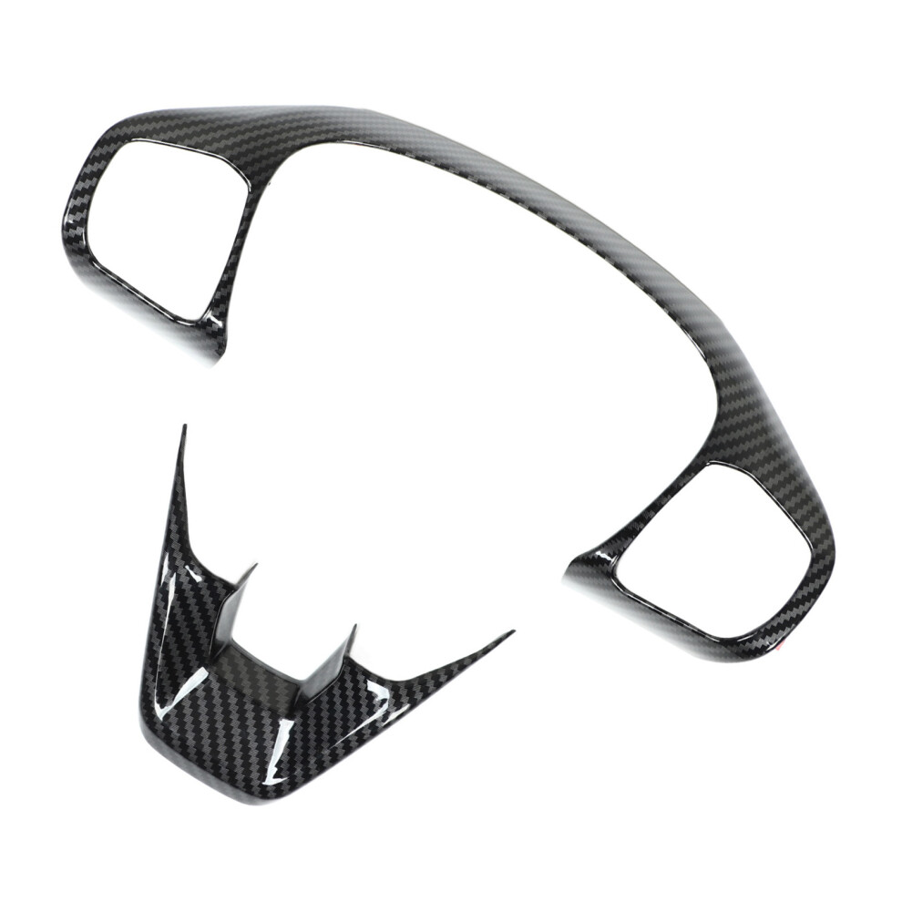 Carbon Fiber Style Steering Wheel Cover Trim For Ford Maverick 2022+ 4211356305312