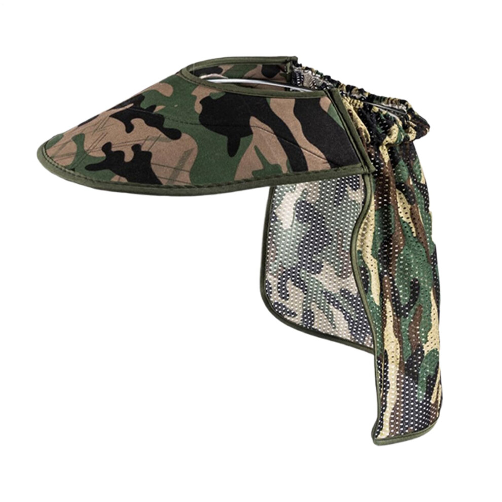 Hard Hat Shade Full Brim Visor, Anti-Uv Breathable Safety Helmet Sun Shade, Adjustable Fit For Construction Site 9354506579784