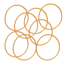 High Performance 120Pcs Rubber Bands 160mm Length Ideal for Industrial Use