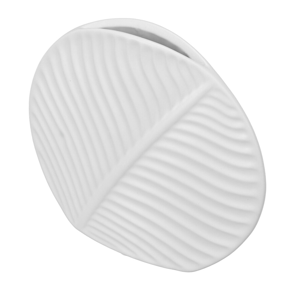 Flat Leaf Porcelain Vase for Living Room Coffee Table Decoration-image-OPC-PMGWVRY-NEW