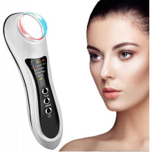 4 in 1 Beauty Device Hot and Cold Facial Massager, Portable Facial with Ultrasound and Heat/Cold and Ion