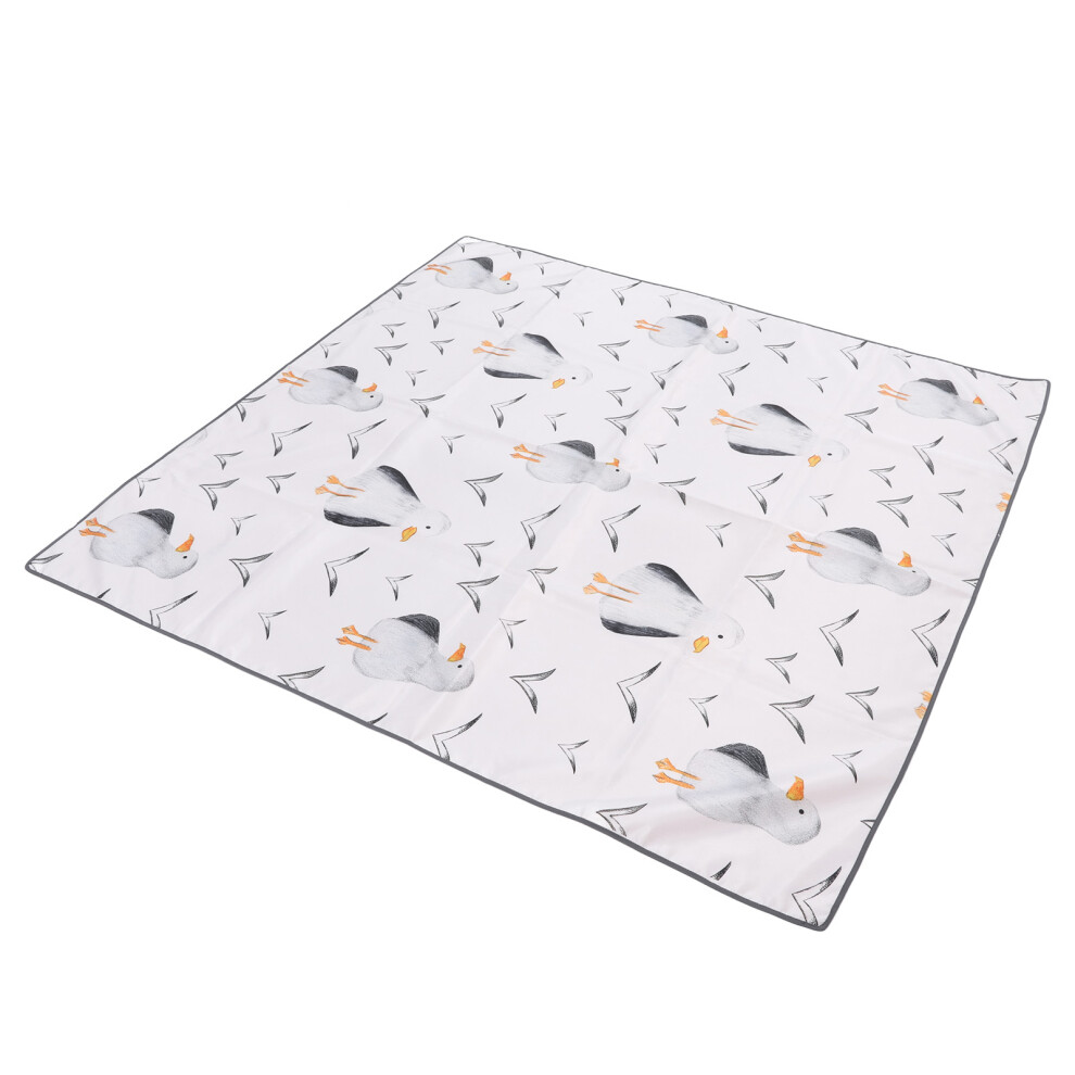 Large Waterproof Baby High Chair Splat Mat, 130x130cm Play Mat