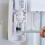 (Default) Automatic Toothpaste Dispenser + 5 Toothbrush Holder Stand Wall Mounted Bathroom Cover 2